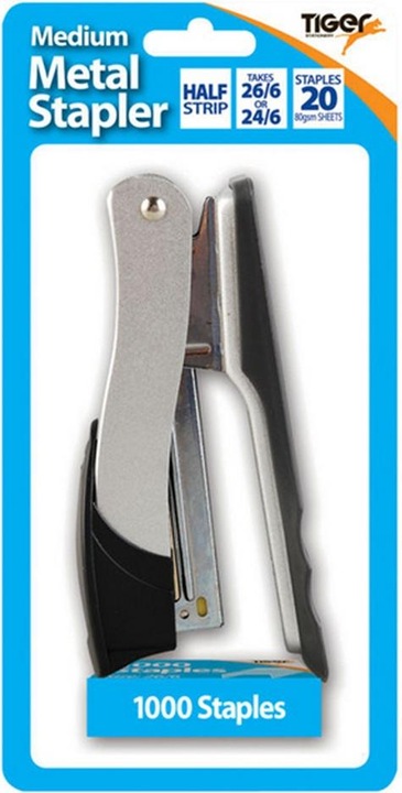 Immagine prodotto Tiger Stationery - Cucitrice con punti 26/06 (1000 lamelle)