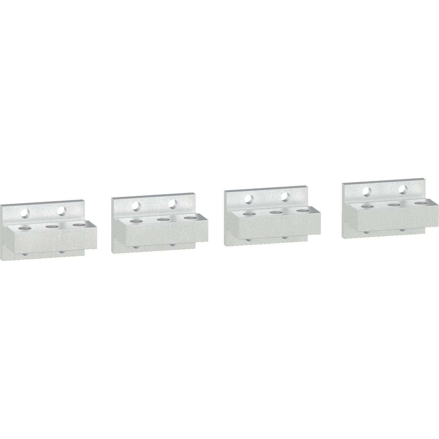 Schneider Electric LV848174 HorizontalerAnschluss Unten 4P fürMTZ2 2 Rückseitiger Anschluss, Relais