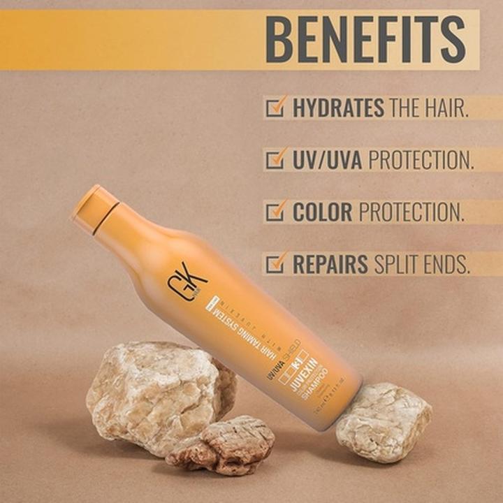 Image du produit Gk Hair Shampooing de protection UV/UVA Color Shield (240 ml, Shampoing liquide)