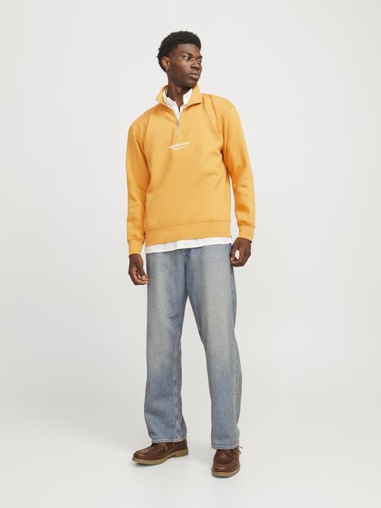 Produktbild Jack & Jones Text Sweatshirt mit halbem Reissverschluss Sweatshirt mit halbem Reissverschluss (M)