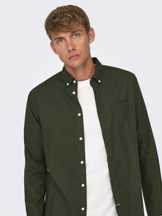 Produktbild Only & Sons Normal geschnitten Hemdkragen Hemd Hemd (XL)