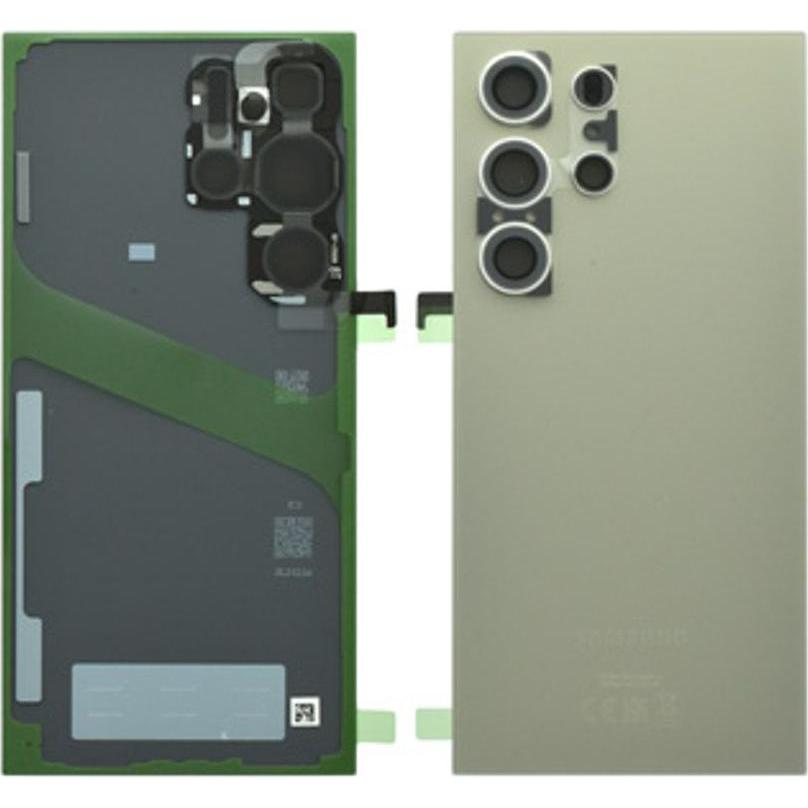 Samsung Galaxy S24 Ultra Back Cover Original - Titanium Gray (Samsung Galaxy S24 Ultra), Cover smartphone, Grigio