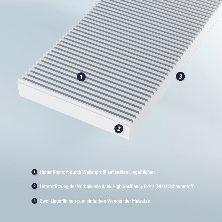 Image du produit Julius Zöllner Matelas pour jeunes Basic Junior (190 x 100 cm)