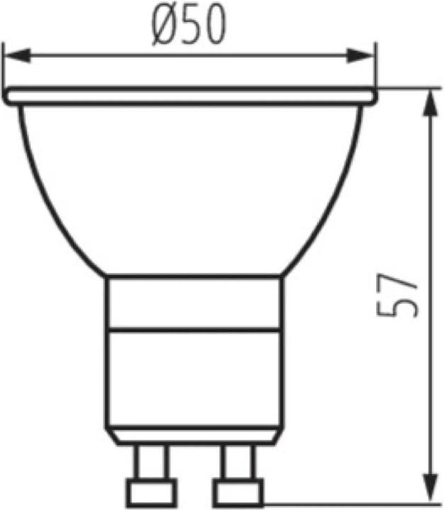 Image du produit Kanlux 35246 IQ-LEDIM GU10 7W blanc chaud Spot à intensité variable (GU10, 570 lm)