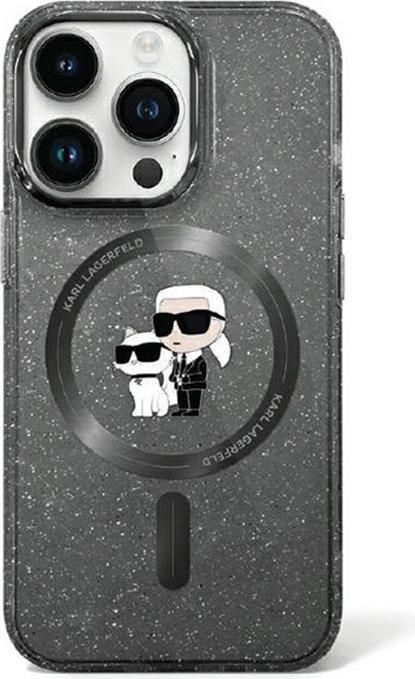 Immagine prodotto Karl Lagerfeld KLHMN61HGKCNOK Custodia rigida per iPhone 11 / Xr 6.1" Karl&Choupette Glitter MagSa (Apple iPhone XR)