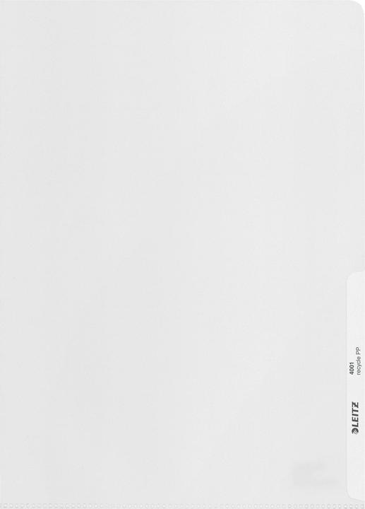 Image du produit Leitz Chemise Recycle A4 Transparent (A4, 1 x)
