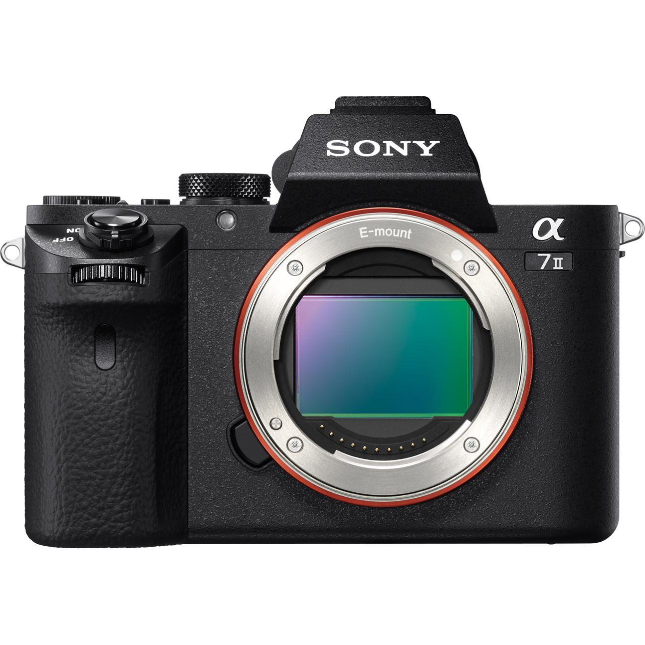 Sony Alpha 7 II (24 Mpx, Vollformat), Kamera, Weiss, Schwarz