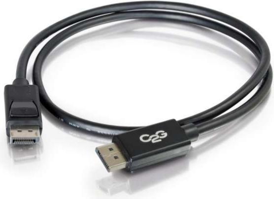 Produktbild C2G DisplayPort-Kabel, 8K, Stecker auf Stecker, Schwarz, 1,82 m, 54401 (1.83 m)