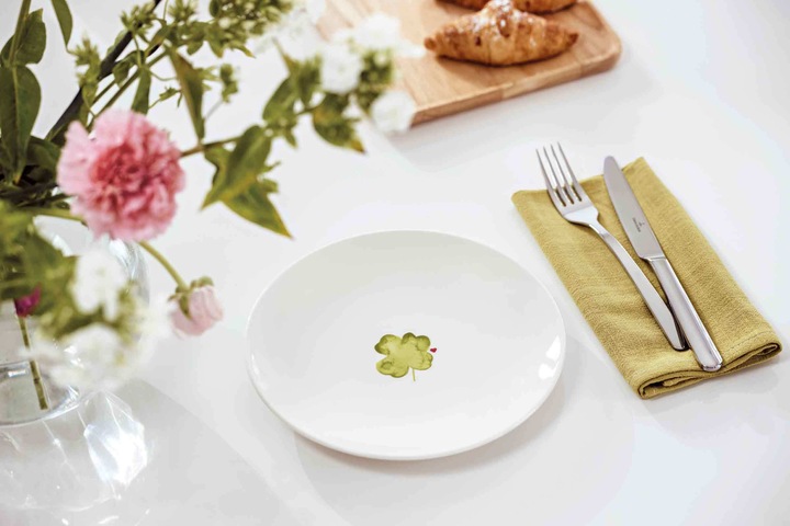 Immagine prodotto Villeroy & Boch Piatto per la colazione Buona fortuna con amore (1 x, 21.20 cm)