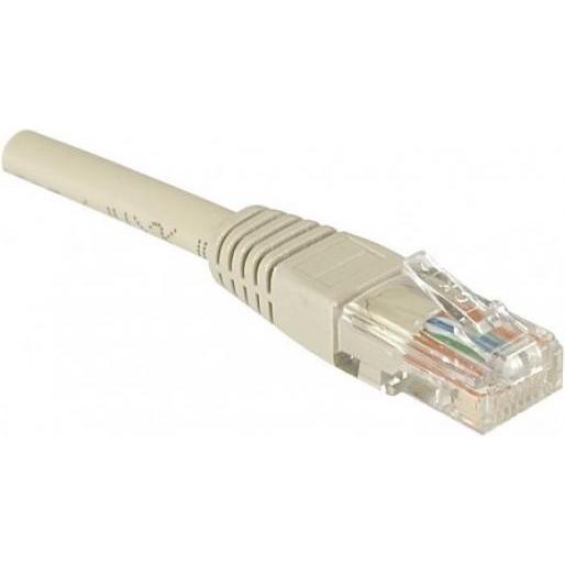 Exertis Connect Patchkabel U/UTP, ungeschirmt, CAT.5e, grau, 3,0m Patchkabel mit besonders schmalem Knickschutz (U/UTP, ...