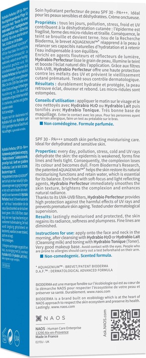 Produktbild Bioderma Hydrabio Perfecteur (40 ml, Tagescreme, SPF 30)