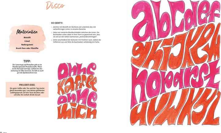 Produktbild Handlettering 44 Alphabete – Für alle Anlässe – Band 3 (Deutsch, Andrea Kühne, 2021)