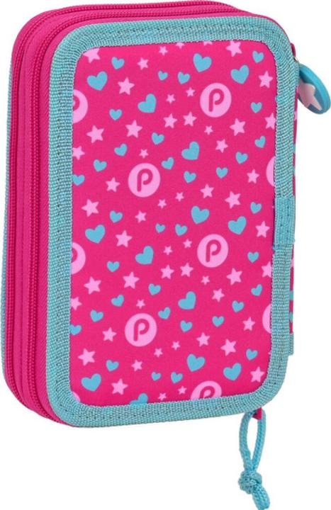 Produktbild Pinypon Doppel-Federtasche Blau Rosa 12.5 x 19.5 x 4 cm (28 Stücke)