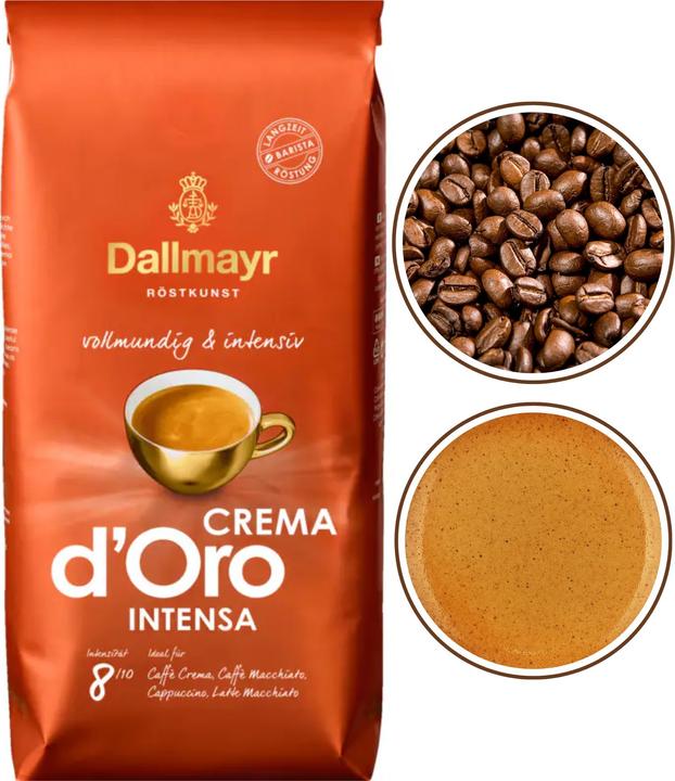 Image du produit Dallmayr Crema d'Oro intensa (1000 g, Torréfaction moyenne)