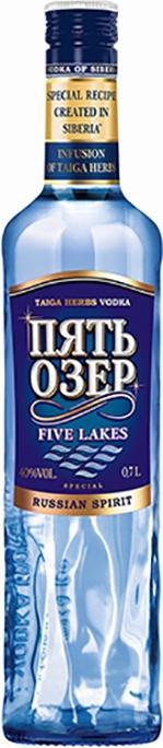 Image du produit Five Lakes Vodka (1 x 70 cl)