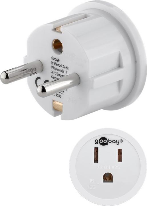 Goobay Netzadapter, Weiss