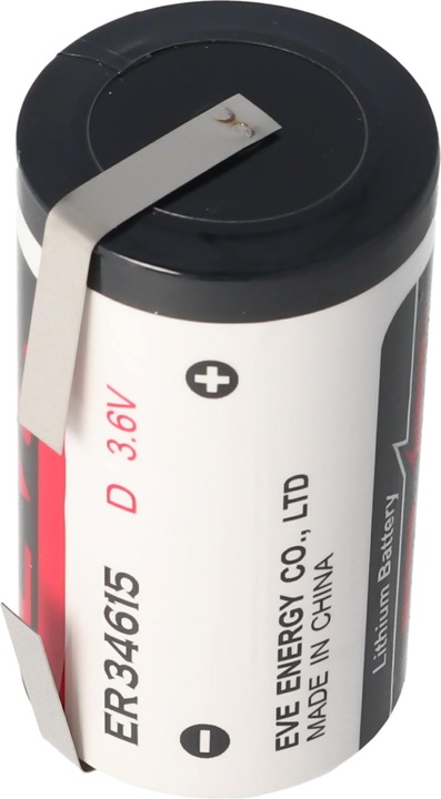 Produktbild Eve Batterie Batterie ER34615 D S, ER34615DSEVE, mit Lötfahnen in U-Form (1 Stk., D, 19000 mAh)