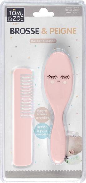 Image du produit Tom & Zoé Kit de coiffure pour bébé Brosse avec peigne