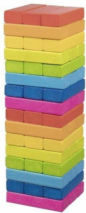 Produktbild Goki Geschicklichkeitsspiel Wackelturm (Englisch, Französisch, Italienisch, Schweizerdeutsch, 2 - 8 Spieler)