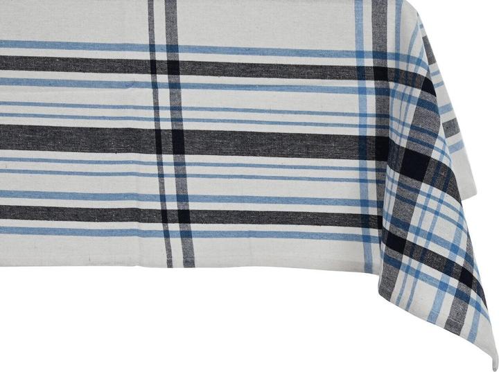 Produktbild DKD Home Decor Tischdecke und Servietten 150 x 150 x 0,5 cm Schwarz Beige Blau Weiss