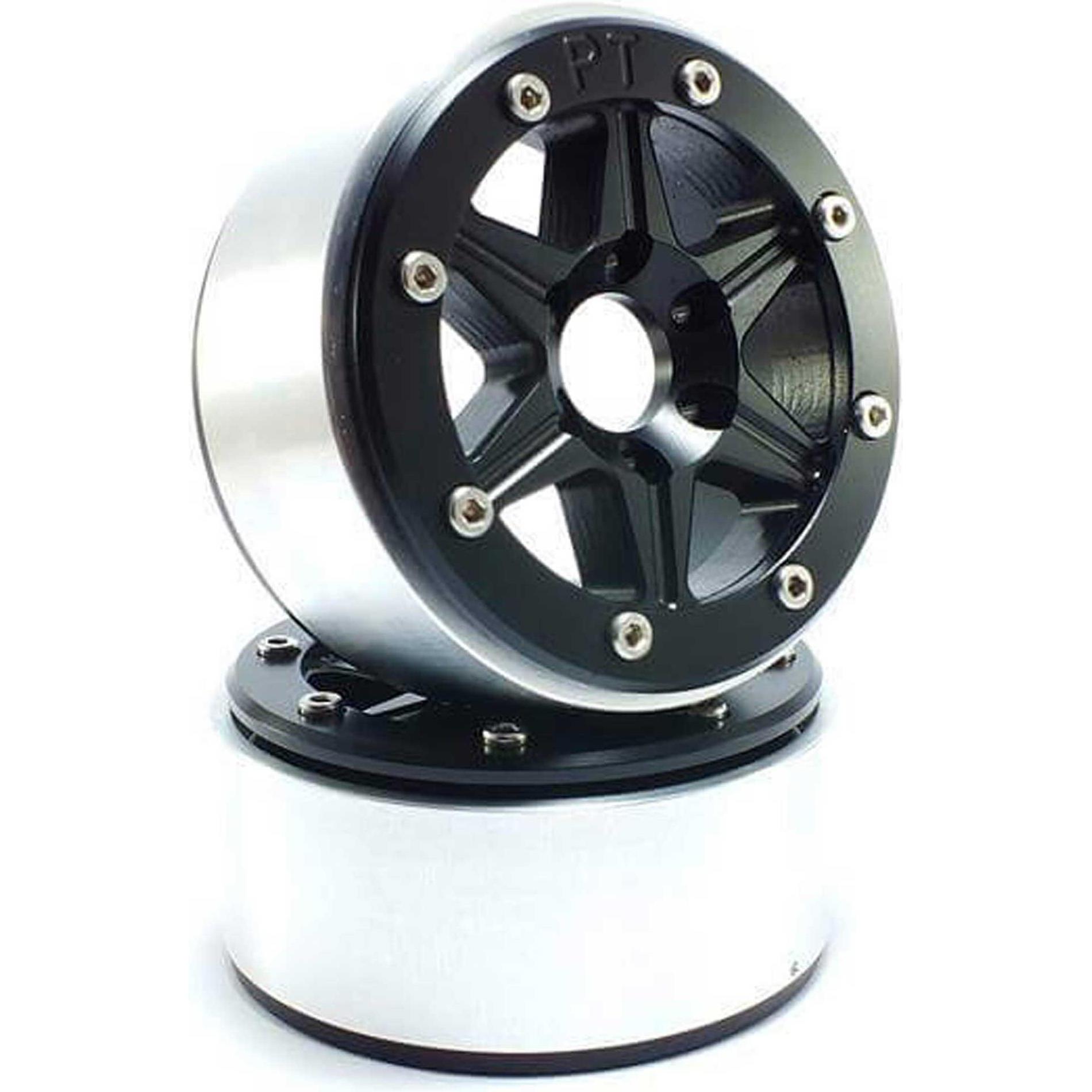 Metsafil cerchi beadlock sixstar nero/nero 1.9 (2 pezzi) senza mozzo ruota