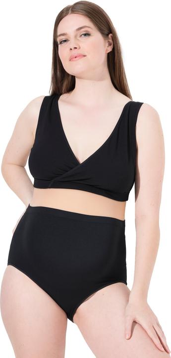Image du produit Ulla Popken Lot de 2 culottes maxi Bellieva, empiècement sur le ventre et coupe Seamless (42, 44)