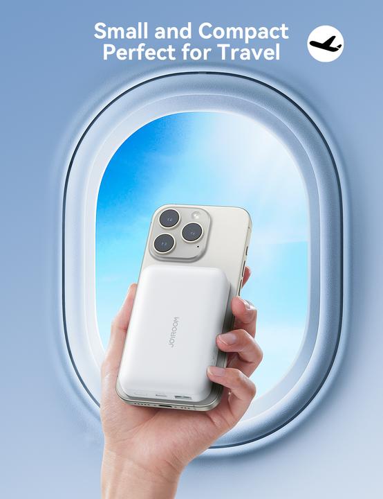 Actual product image Joyroom Mini Magnetic Wireless Powerbank (20W) (10000 mAh, 20 W, 37 Wh)
