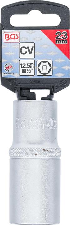 Image du produit BGS Douille pour clé, six pans, longue | 12,5 mm (1/2") | 23 mm (23 mm)
