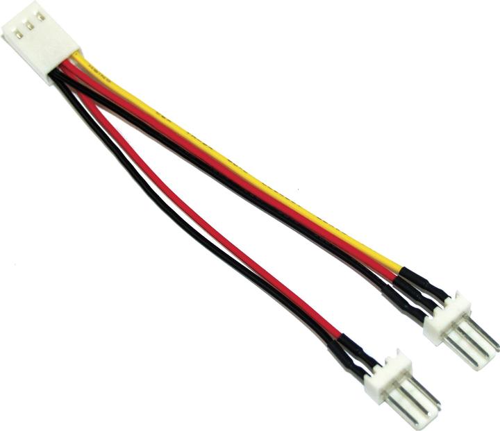 InLine Lüfter Adapterkabel (10 cm, 3 Pin)