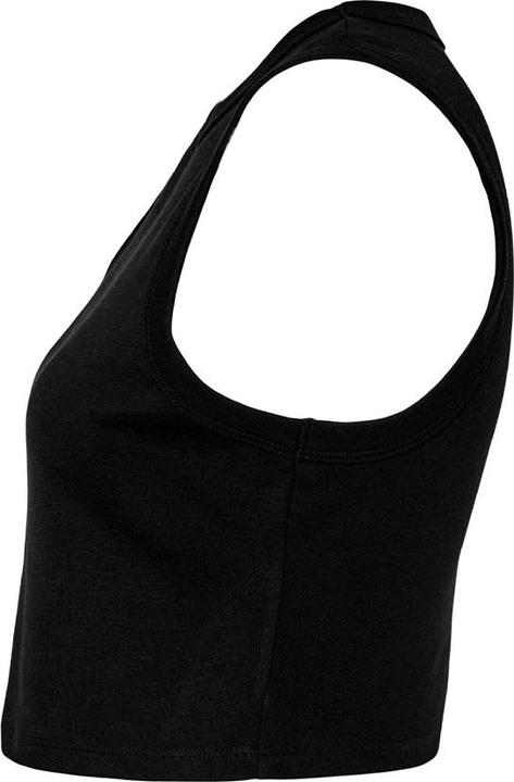 Actual product image Bella Canvas Womens/Ladies Plain Micro-Rib Muscle Crop Top