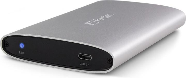 Actual product image Fantec ALU-25U31 SILVER ALU (2.5")