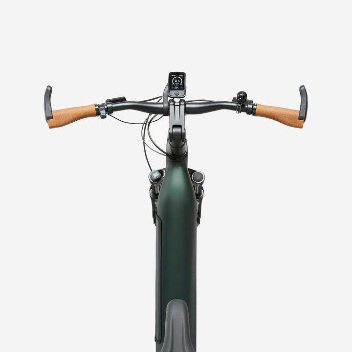 Actual product image Rockrider E-bike trekking bike 28 inch E-ACTV 900 automatic transmission low entry - green