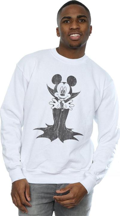 Actual product image Disney Mens Mickey Mouse Dracula Sweatshirt (4XL)