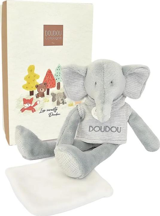 Image du produit Doudou et Compagnie Sweety Éléphant, 25cm (23 cm)