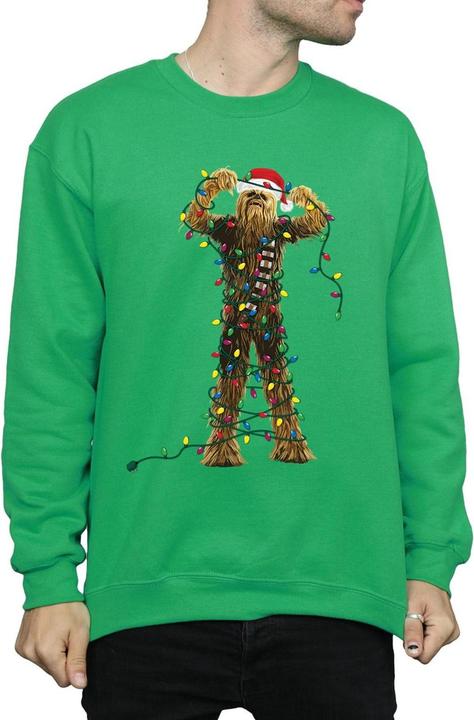 Immagine prodotto Star Wars Chewbacca Christmas Lights Felpa Uomo (M)