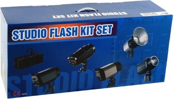 Actual product image Falcon Eyes Studio flash set SSK-2200D with bag (200 W, Set)