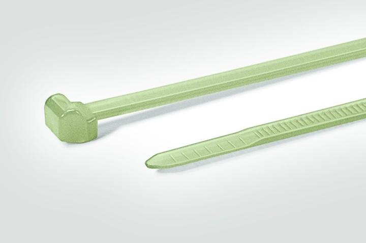 Produktbild HellermannTyton Kabelbinder 4,6x200mm natur (Metallkabelbinder, 200 mm, 100 Stk.)