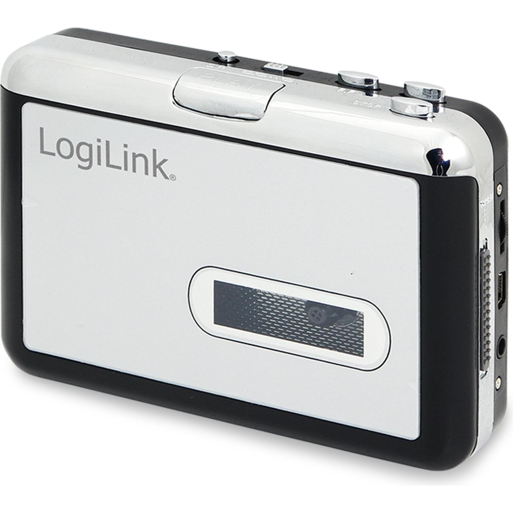 LogiLink Kassetten-Digitalisierer, MP3 Player + Portable Audiogeräte, Grau
