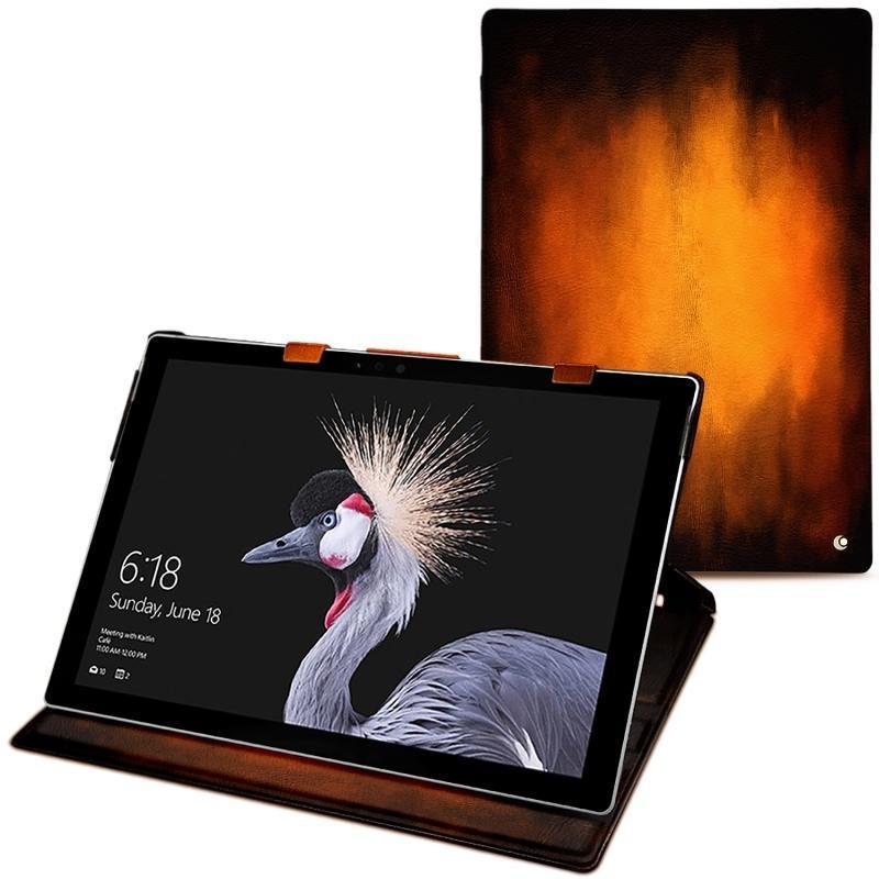 Noreve Lederschutzhülle (12.30", Microsoft), Notebooktasche, Bronze