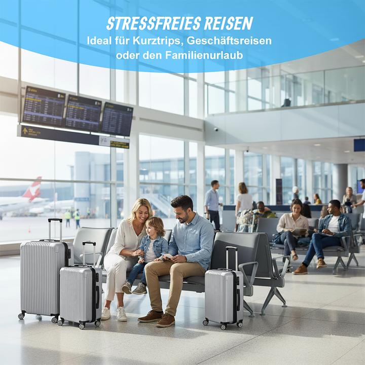 Image du produit Relaxdays Ensemble 3 valises (110 l)