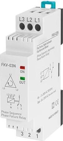 Actual product image RS PRO Phase Monitoring Relay, Three Phase, 380V ac, DIN Rail