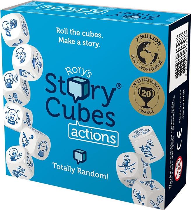 Productafbeelding Rory's Story Cubes Rory's verhaalblokjes: Acties (Frans, Italiaans, Duits)