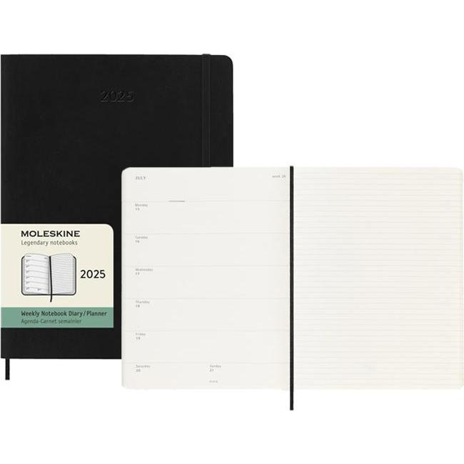 Moleskine, Agenda, Notizkalender (19 x 25 cm, Englisch)