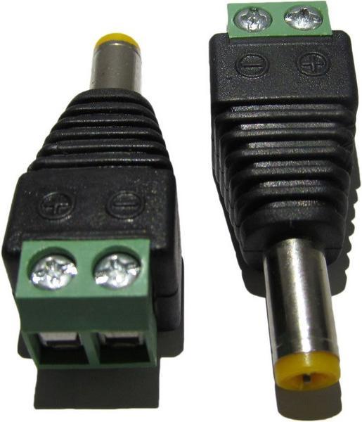 Image du produit OEM Adaptateur d'alimentation CC mâle de 2,1 mm vers le bloc terminal