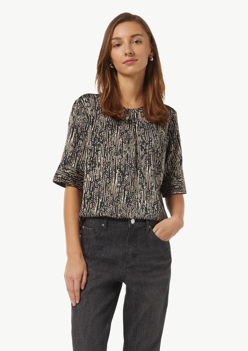 Actual product image Comma Bluse Bluse mit All-over-Print aus Satin (36)