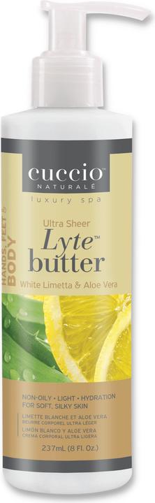 Immagine prodotto Cuccio Naturale Hydrating Lyte Butter Lotion White Lime & Aloe Vera (Crema corpo, 237 ml)