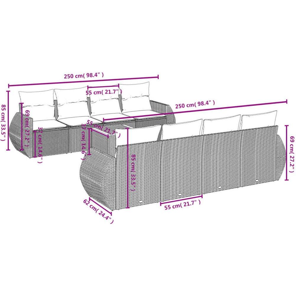 Thumbnail - VidaXL, Gartenlounge, Sergent