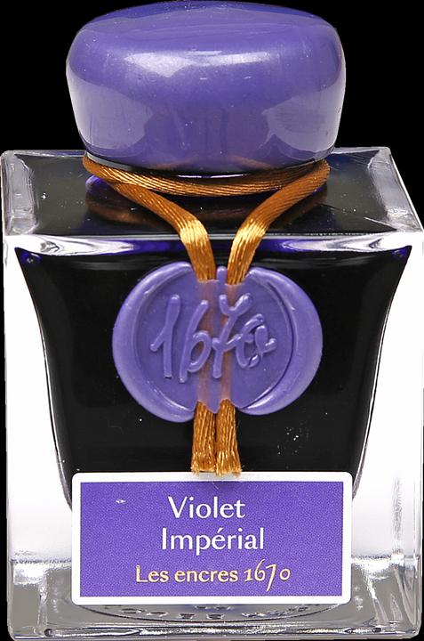 Actual product image Herbin Bottle 50ml ink1670 (Inkwell, Violet)