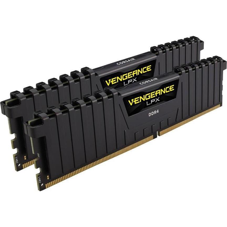Thumbnail - Corsair Vengeance LPX (2 x 4GB, 2400 MHz, DDR4-RAM, DIMM), RAM, Schwarz