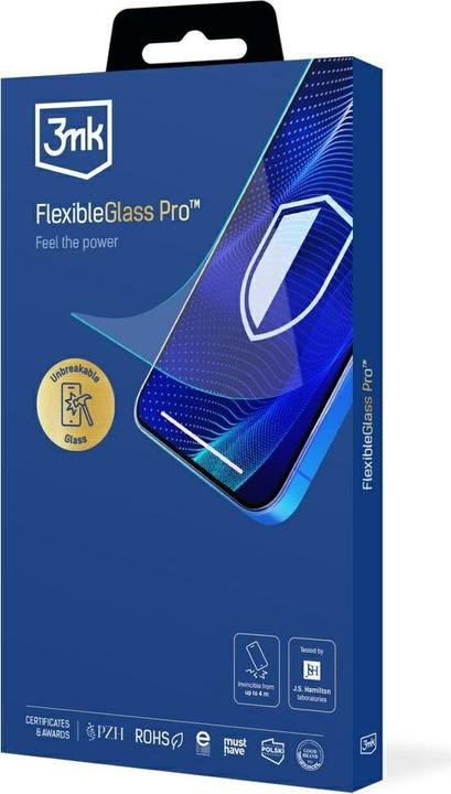 Actual product image 3MK Szkło hybrydowe FlexibleGlass Pro v2.0 do Apple iPhone 15 Pro (Apple iPhone 15 Pro)